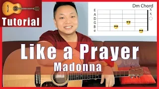 How to Play "Like a Prayer" by Madonna on Guitar