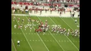 Entrance of the Arizona Cardinals vs Oakland Raiders