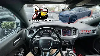 DODGE CHARGER 392 SCAT PACK POV DRIVE   *LANE SWITCHING*