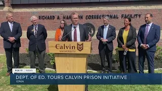 Dept. of Ed. tours Calvin Prison Initiative