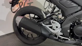 71 PLATE, YAMAHA MT 125, STOCK EXHAUST SOUND