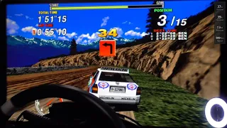 Getting close to the 3'20s | Sega Rally Championship | Arcade M2 Emulator