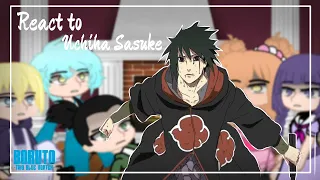 Boruto Academy Friend react to Sasuke || Boruto Two Blue Vortex || GachaClub || DazaiBoard