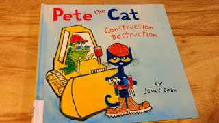 Book preview: Pete the Cat Construction Destruction by James Dean