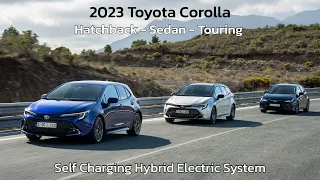 2023 Toyota Corolla | Hatchback - Sedan - Touring | Self Charging Hybrid Electric System | MC