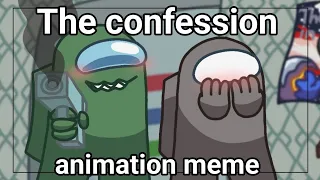 The confession || animation meme || Among us || Fortegreen x Gray || Gift for Rodamrix