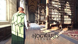 Hogwarts Legacy PC 4K Relaxing Ambient Walking Tour in the Hogwarts Castle