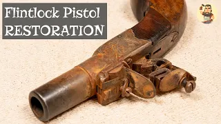 200 Years Old Flintlock Pocket Pistol Restoration | Antique Gun Restoration