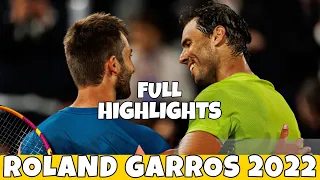 Rafael Nadal vs Corentin Moutet  Full Highlights || Roland Garros 2022 60FPS