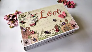 How to Make Beautiful Scrapbook for FRIEND | Special Scrapbook Ideas | Complete Tutorial