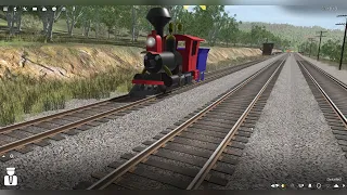 TANGY CASEY JR VS THOMAS ROBLOX -  CATCH ME IF YOU CAN! - SHAKING RIDE! - TRAINZ RAILROAD SIMULATOR