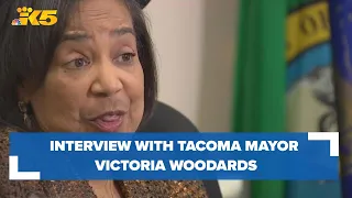 Tacoma Mayor Victoria Woodards sits down with KING 5