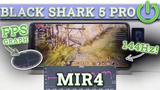 Xiaomi Black Shark 5 Pro - MIR4 on LOW/MED/HIGH | Gaming TEST 🤩| FPS GRAPH | OLED 144Hz | $760