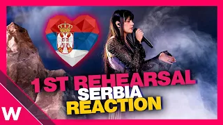 🇷🇸 Serbia First Rehearsal (REACTION) Teya Dora "Ramonda" @ Eurovision 2024