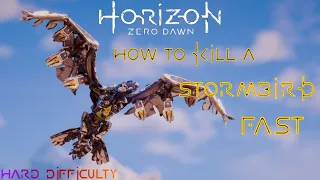 Horizon Zero Dawn Guide - How to kill a Stormbird FAST (Hard difficulty)