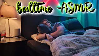 ASMR from my bed to yours. Including tapping, whispers, mic touching and rubbing