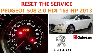 How to reset the service in your Peugeot 508