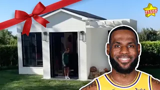 LeBron James gives his daughter Zhuri a spectacular playhouse in the style of the family's mansion