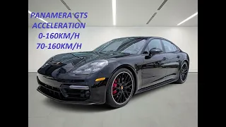 Porsche Panamera GTS acceleration 0 - 160 KM/H