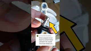 Ikea chair castor wheels keeps falling out Q&A