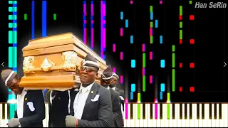 🎶 Coffin Dance Meme - Impossible Piano Remix | Black MIDI / Piano