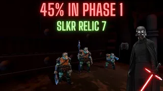 SWGoH: Challenge Tier Rancor - Phase 1 - SLKR Relic 7 - 45% Damage