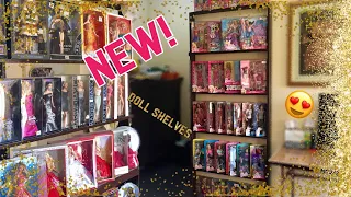 New Barbie Doll Shelves! Barbie Doll Collection - June 2018