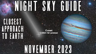 The Night Sky | November 2023 | Jupiter & Comet Lemmon Close to Earth | Leonids Meteor Shower