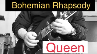 Bohemian Rhapsody Queen ボヘミアンラプソディー　ギターソロ弾いてみた