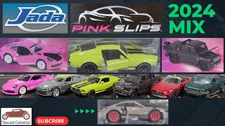 Jada Diecast Mix 2024 Pink Slips | Mustang AMG Porsche Maybach G650 Hummer EV Audi