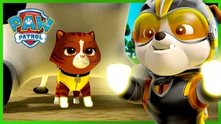 ¡Los Mighty Pups Super Paws contra los supergatitos catastróficos! Compilación de PAW Patrol Español