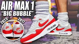 Nike Air Max 1 '86 Big Bubble Review and On Foot | 2017 Anniversary vs 2023 Big Bubble Comparison