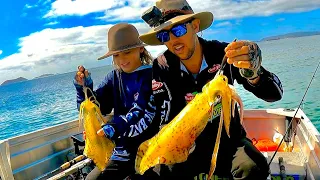 Best Squid fishing yet - catch and cook - catch and clean