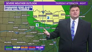 DFW weather: Scattered showers, storms expected to roll in Thursday and Friday