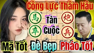 (Cờ Tướng 24/04) Công Lực Cờ Tàn Thâm Hậu Mã Tốt Đè Bẹp Pháo Tốt