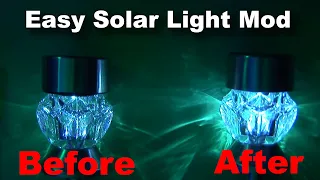 Brighter Dollar Tree Solar Pathway Light Mod