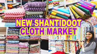 SHANTIDOOT CLOTH MARKET | Jaipuri Linen Kalamkari Chikankari Dress Materials | दादर मार्केट मुंबई