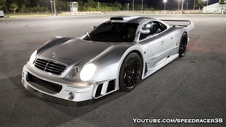 Mercedes CLK GTR late night blast