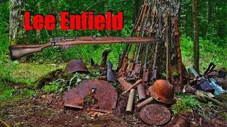 EXCAVATIONS OF WWII DUGOUTS / FOUND A SOLDIER LYING ON SHELLS AND FOUND A BUNCH OF DIFFERENT WEAPONS