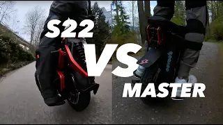 Begode Master VS King Song S22 Full Review & Comparison -- Which is right for you?