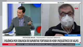 Colegio Médico y supuestas torturas en hospital: "Responde al abandono de la salud mental"