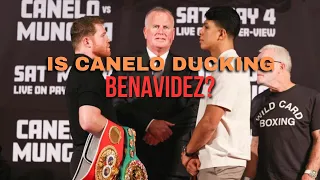 IS CANELO DUCKING BENAVIDEZ?