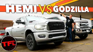 I Drive a New 2020 Ram HD 6.4L HEMI Over 1,000 Miles and Compare Its MPG Versus a 7.3L Ford F-250