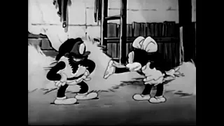 Oswald the Lucky Rabbit - The Dizzy Dwarf (1934) with reconstructed titles