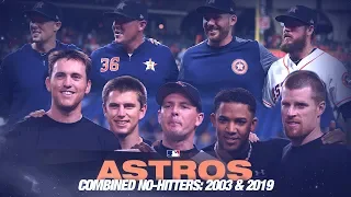 Astros combined no-hitters: 2003, 2019