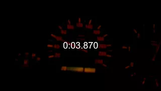 BMW e34 525 tds 0-100 km/h tuned
