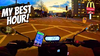 MY BEST HOUR EVER!! Delivering Fast Food In London | Sunday Night GoPro POV