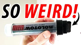 The WEIRDEST Graffiti Marker You Never Tried! Molotow 612 Empty Tank Marker Tagging Review!