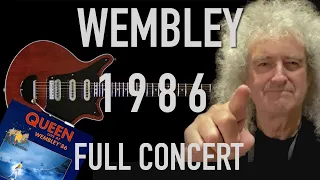 Queen Wembley 1986 Full concert guitar backing track