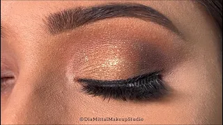 How to do step by step Classic Bridal Eye Makeup Tutorial @DiaMittalmakeupstudio